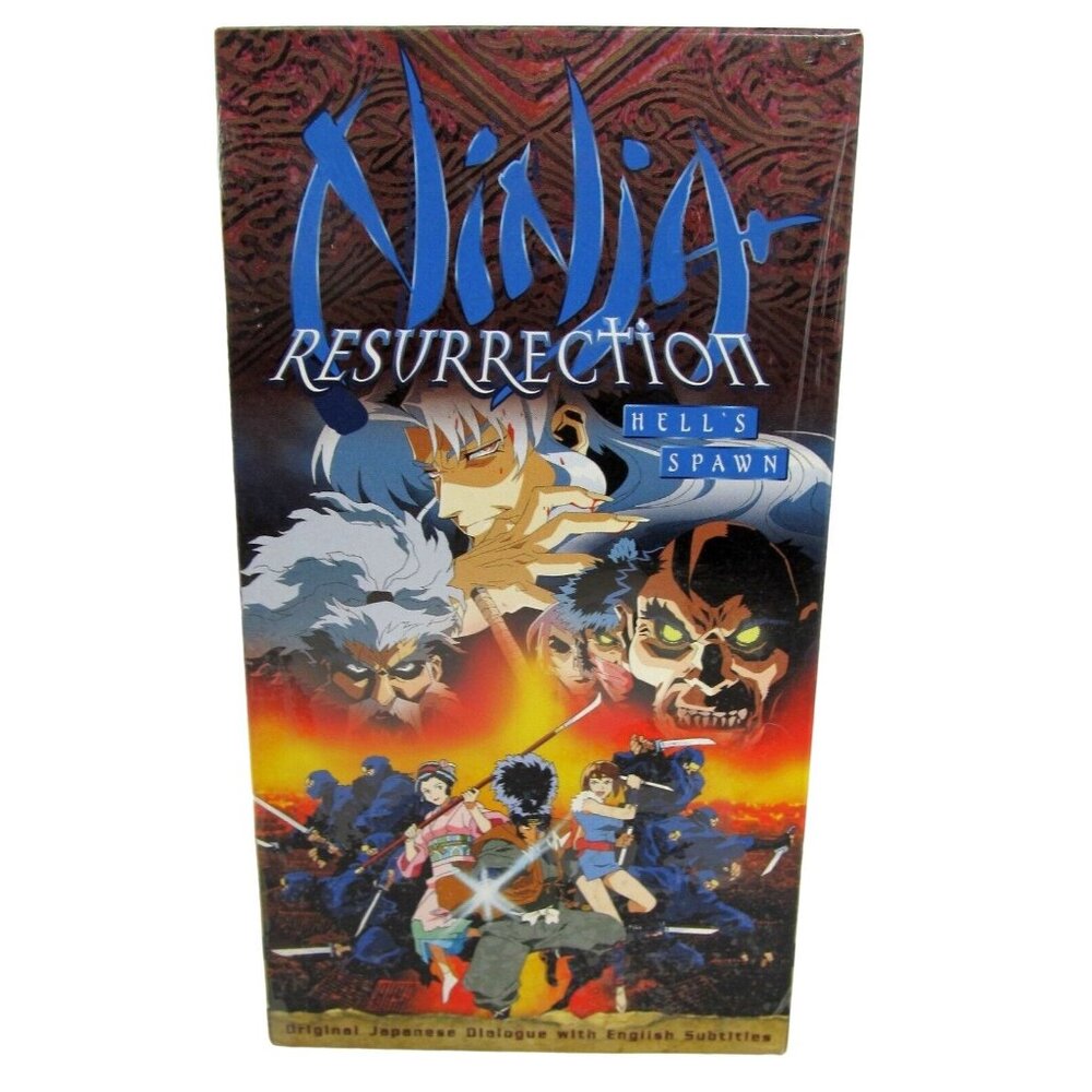 Ninja Resurrection Volume 2 Hells Spawn VHS 1999 Subtitled Anime